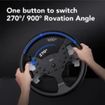PXN V99 PC Racing Wheel, Real Force Feedback Steering Wheel with Pedals and Shifter, Detachable 270/900 Degree Race Steering Wheel Simulator for PC, Xbox One, Xbox Series X/S, PS4 - Image 5