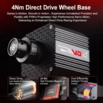 PXN VD4 Bundle – PC Sim Racing Setup with 4Nm Direct Drive Servo Motor Base, 11-Inch W AS Racing Wheel & PD HM Brake & Throttle Pedals – Force Feedback Steering Wheel for PC - Image 5