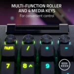 Razer BlackWidow V4 Pro Wired Mechanical Gaming Keyboard - Green Switches Tactile & Clicky, Doubleshot ABS Keycaps, Command Dial, Chroma RGB, Magnetic Wrist Rest, Snap Tap - Image 5