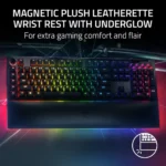 Razer BlackWidow V4 Pro Wired Mechanical Gaming Keyboard - Green Switches Tactile & Clicky, Doubleshot ABS Keycaps, Command Dial, Chroma RGB, Magnetic Wrist Rest, Snap Tap - Image 8