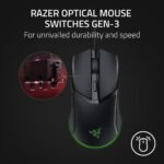 Razer Cobra Gaming Mouse: 58g, Gen-3 Optical Switches, Chroma RGB Lighting, 8500 DPI Sensor, PTFE Feet, Speedflex Cable - Black - Image 2