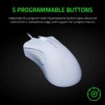 Razer DeathAdder Essential Wired Gaming Mouse - White - Image 4