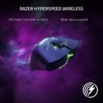 Razer DeathAdder V3 Pro - Lightest Ergonomic Esports Wireless Gaming Mouse - White - Image 4