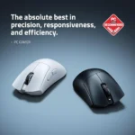 Razer DeathAdder V4 Pro Wireless Gaming Mouse — Ultra-Lightweight 56g, 45K DPI Optical Sensor and Scroll Wheel, 8000Hz HyperPolling, Up to 150 Hr Battery, USB-C Charging, for PC, Laptop — Black - Image 2