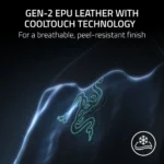 Razer Iskur V2 NewGen Gaming Chair, HyperFlex Lumbar Support System, Gen-2 EPU Leather With CoolTouch Technology, Cold-Cured Foam, 4D Adjustable Armrests - Black - Image 7